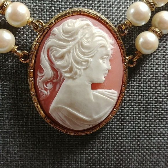 1928 | Jewelry | Vintage Pearl Cameo 
